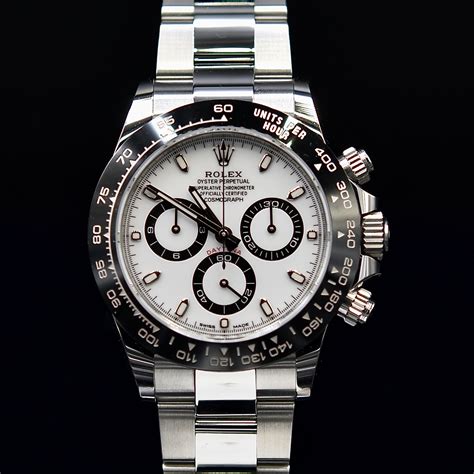 rolex daytona or et acier fond blanc|montre Rolex daytona.